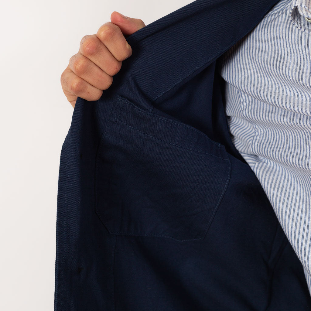 Drill Server Suit Jacket - Navy