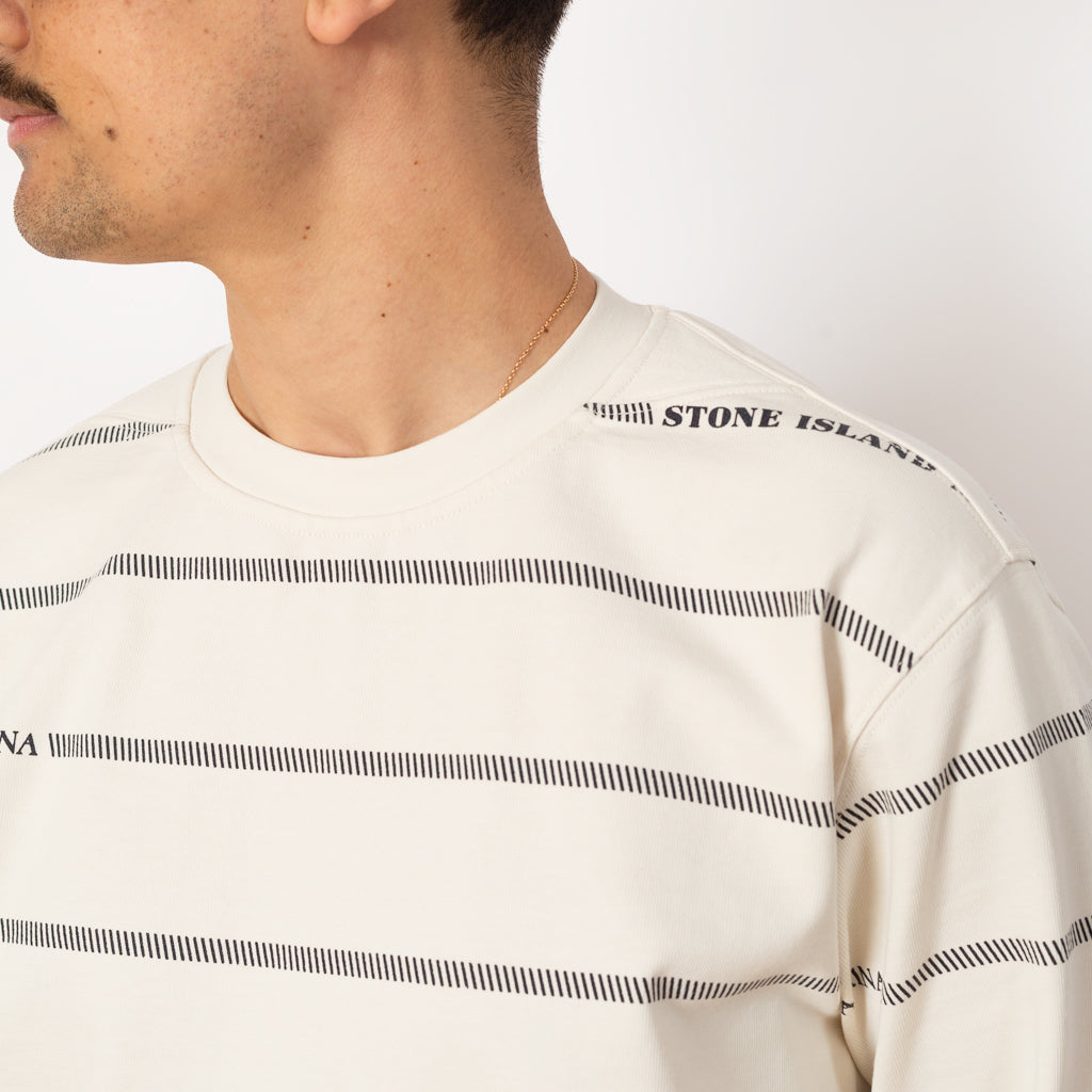 Spell Out Sweatshirt - Ivory (V0093)