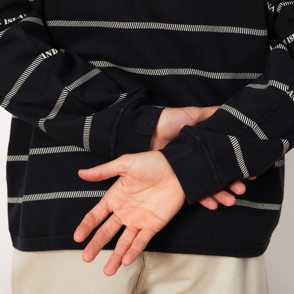 Spell Out Sweatshirt - Navy Blue (V0020)
