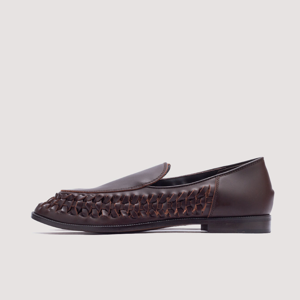 Lipido Woven Loafer - Brown