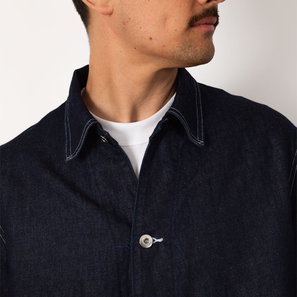 Denim Coverall Jacket - Indigo