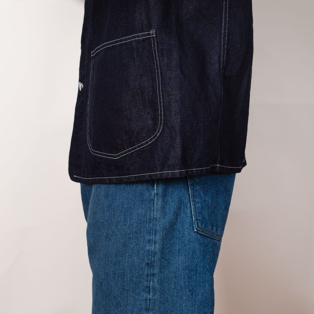 Denim Coverall Jacket - Indigo