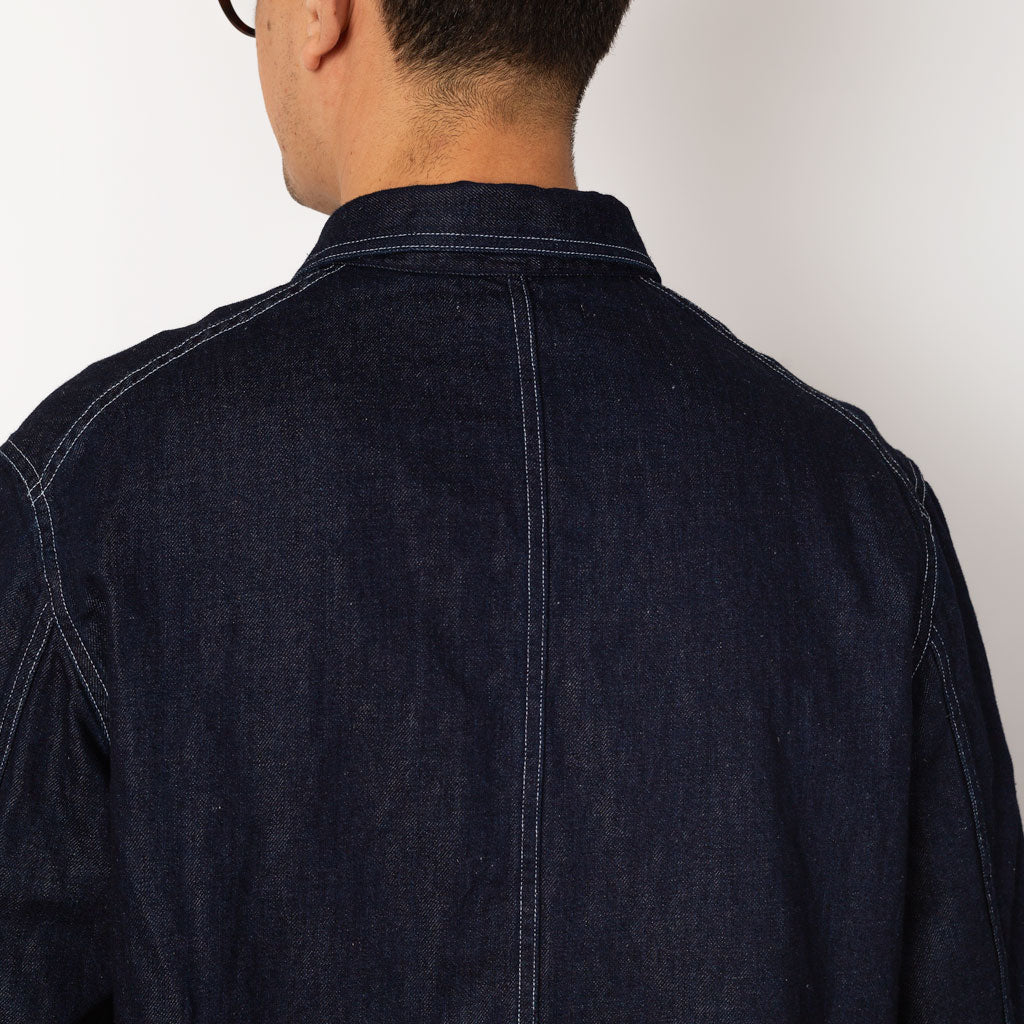 Denim Coverall Jacket - Indigo