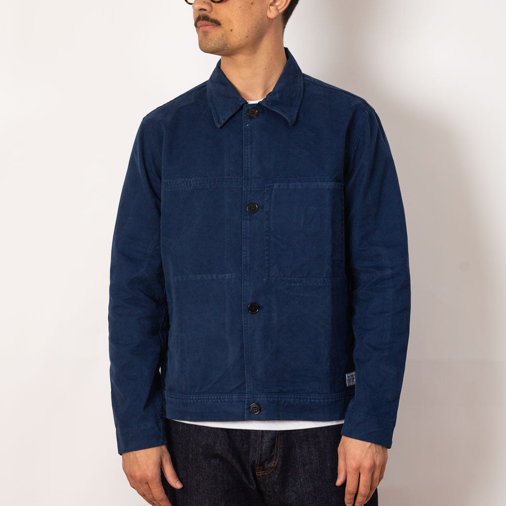 Marcus Canvas Overshirt - Workwear Blue