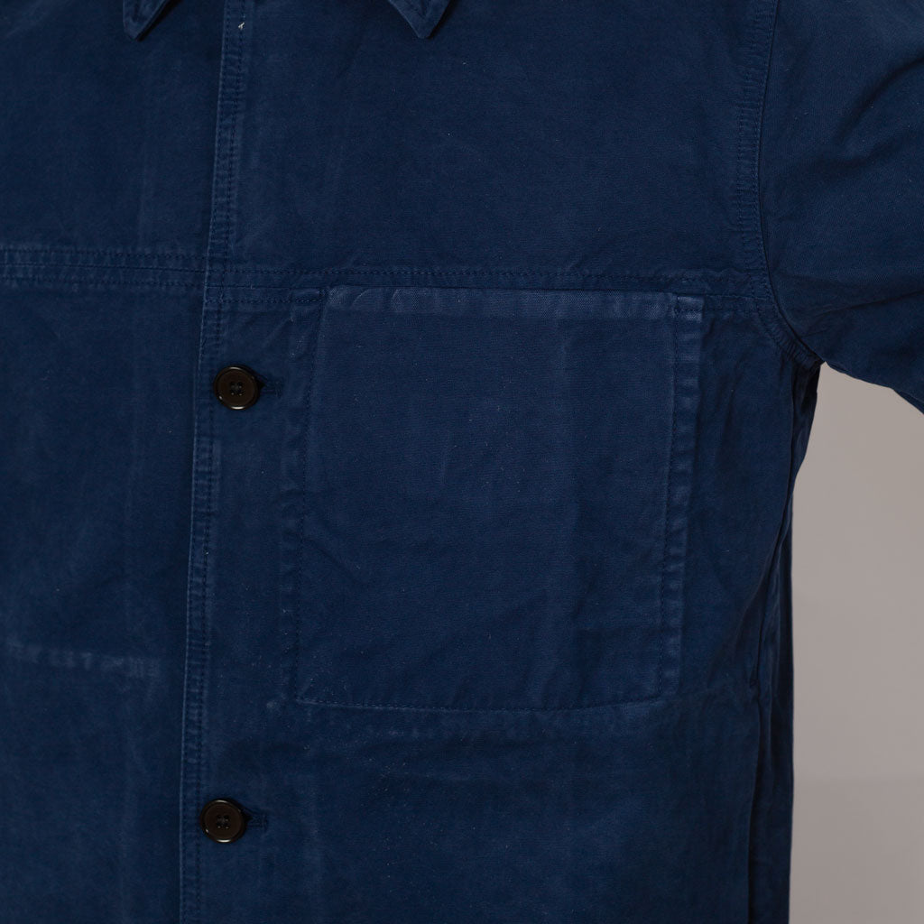 Marcus Canvas Overshirt - Workwear Blue