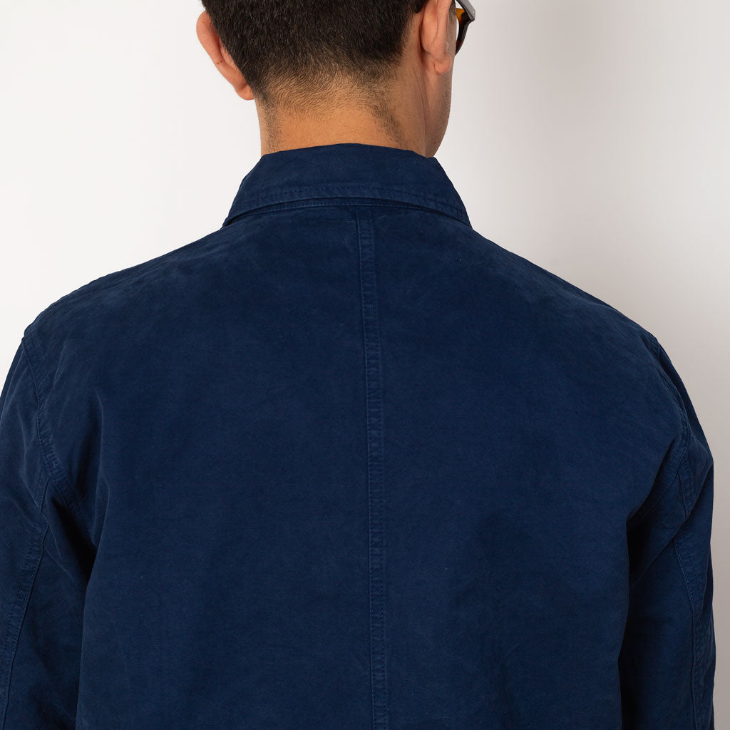 Marcus Canvas Overshirt - Workwear Blue