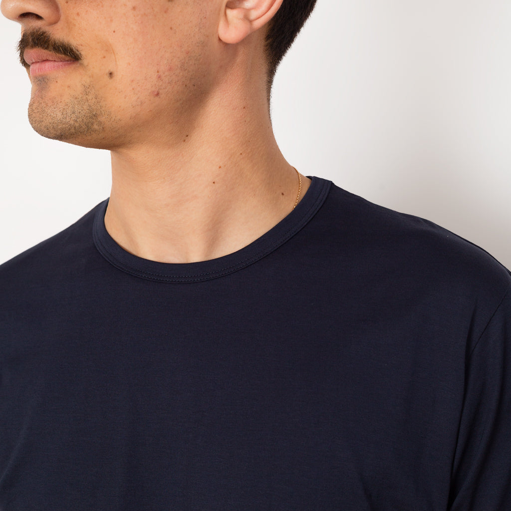 S/S Crew Neck T-Shirt - Navy