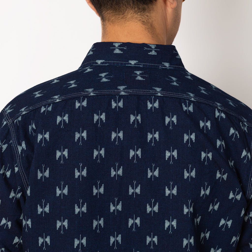 Work Shirt Indigo Kasuri - Papillon