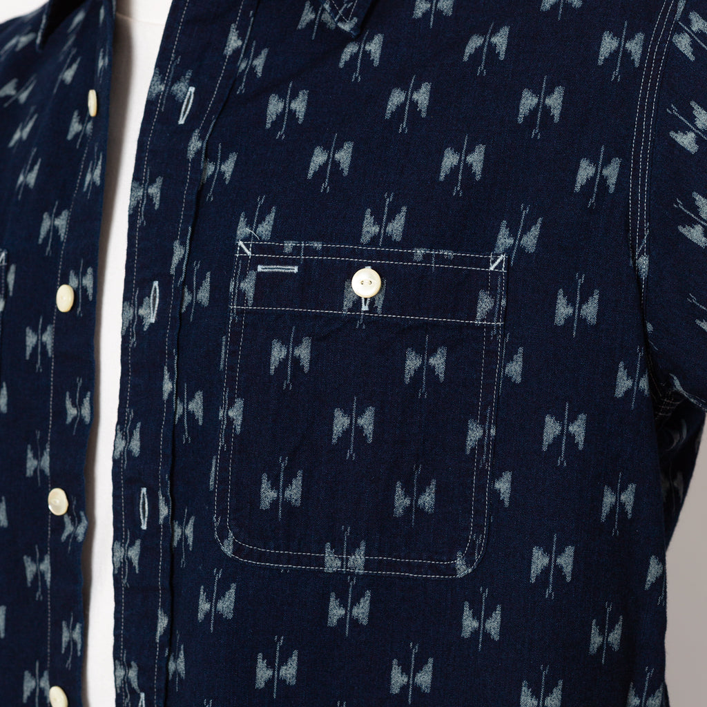 Work Shirt Indigo Kasuri - Papillon