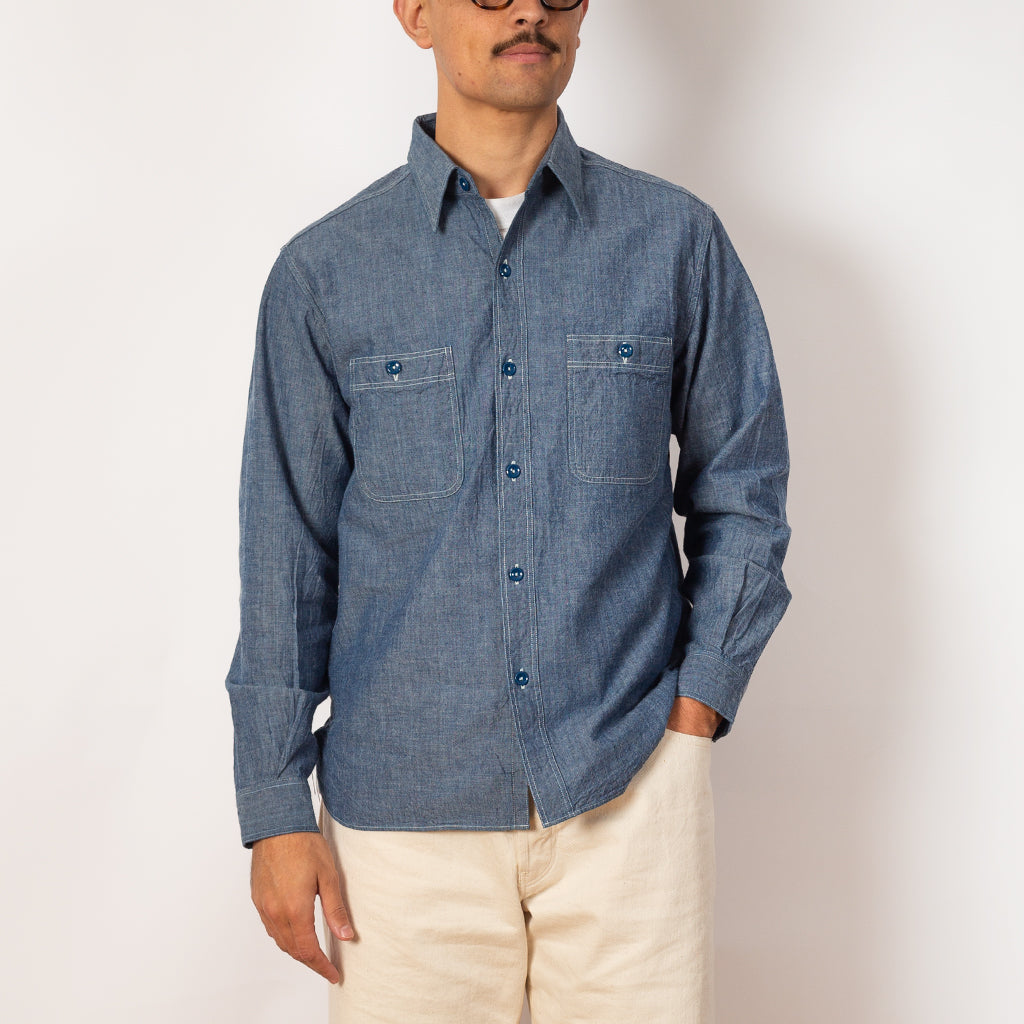 Chambray Work Shirt - Blue