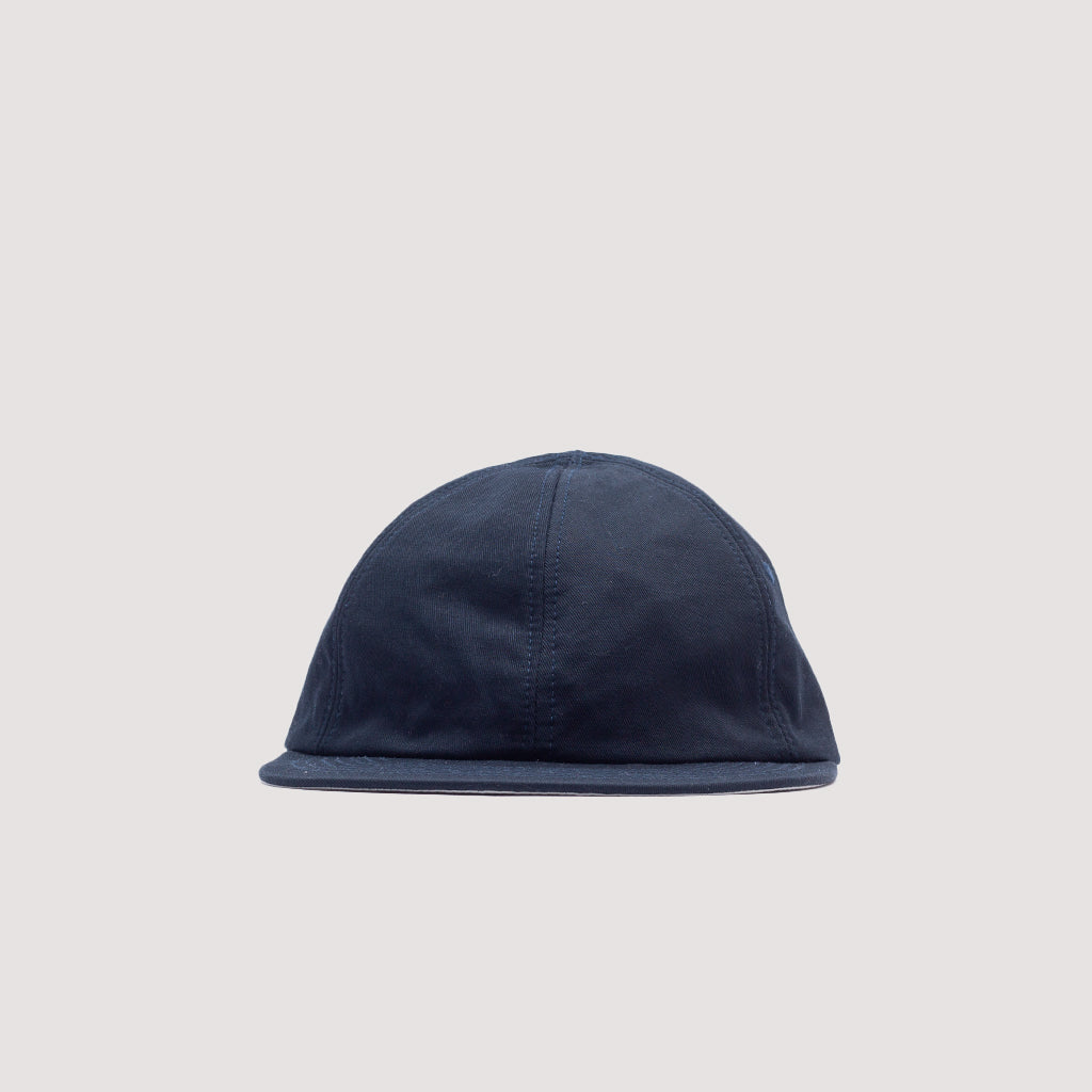 Classic 6 Panel Cap - Navy (Grey Underbrim)