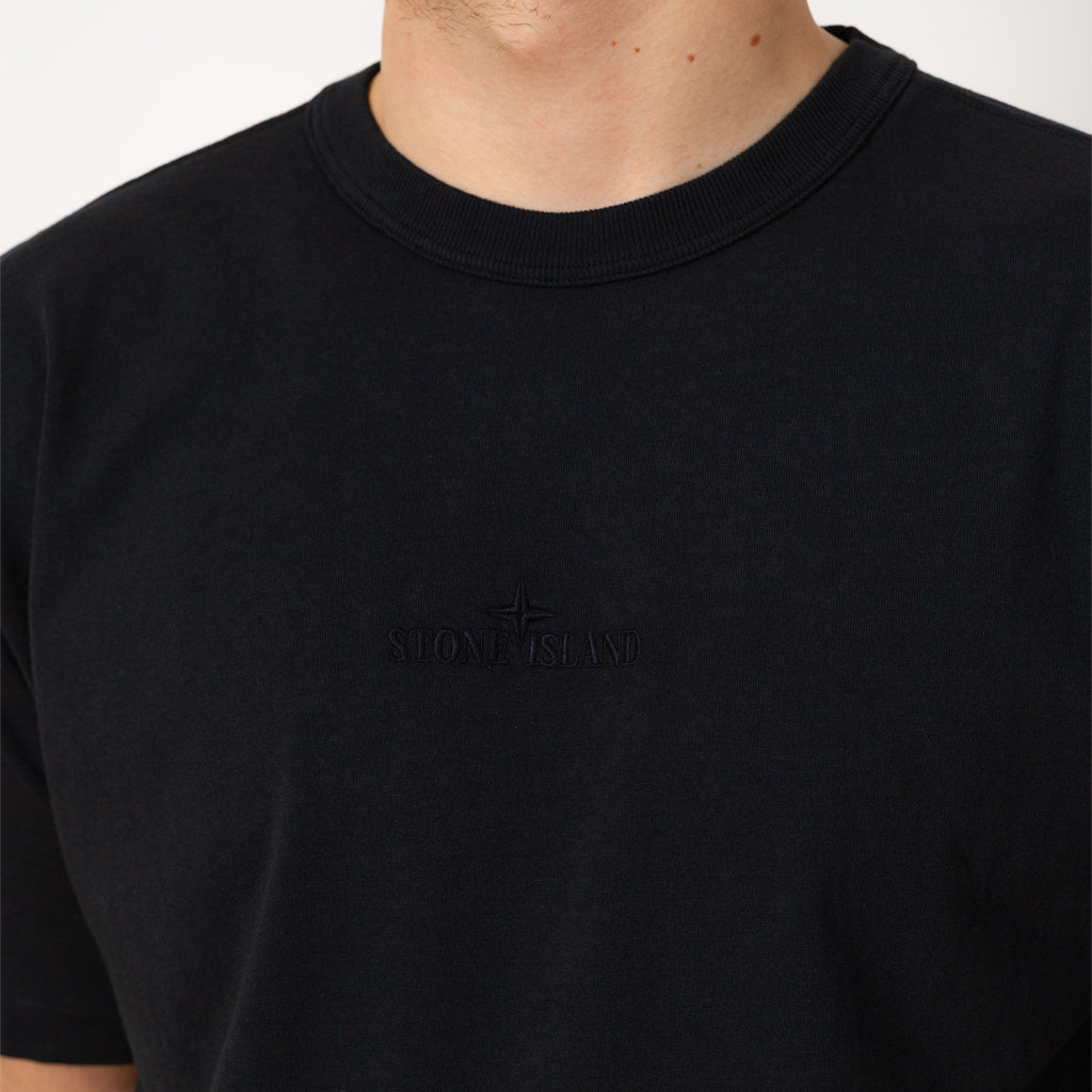 Stitch Logo T-Shirt - Navy Blue (V0020)