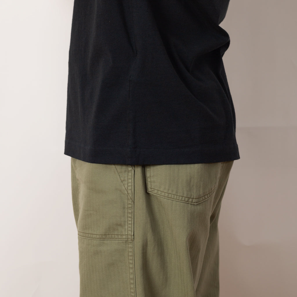 Stitch Logo T-Shirt - Navy Blue (V0020)
