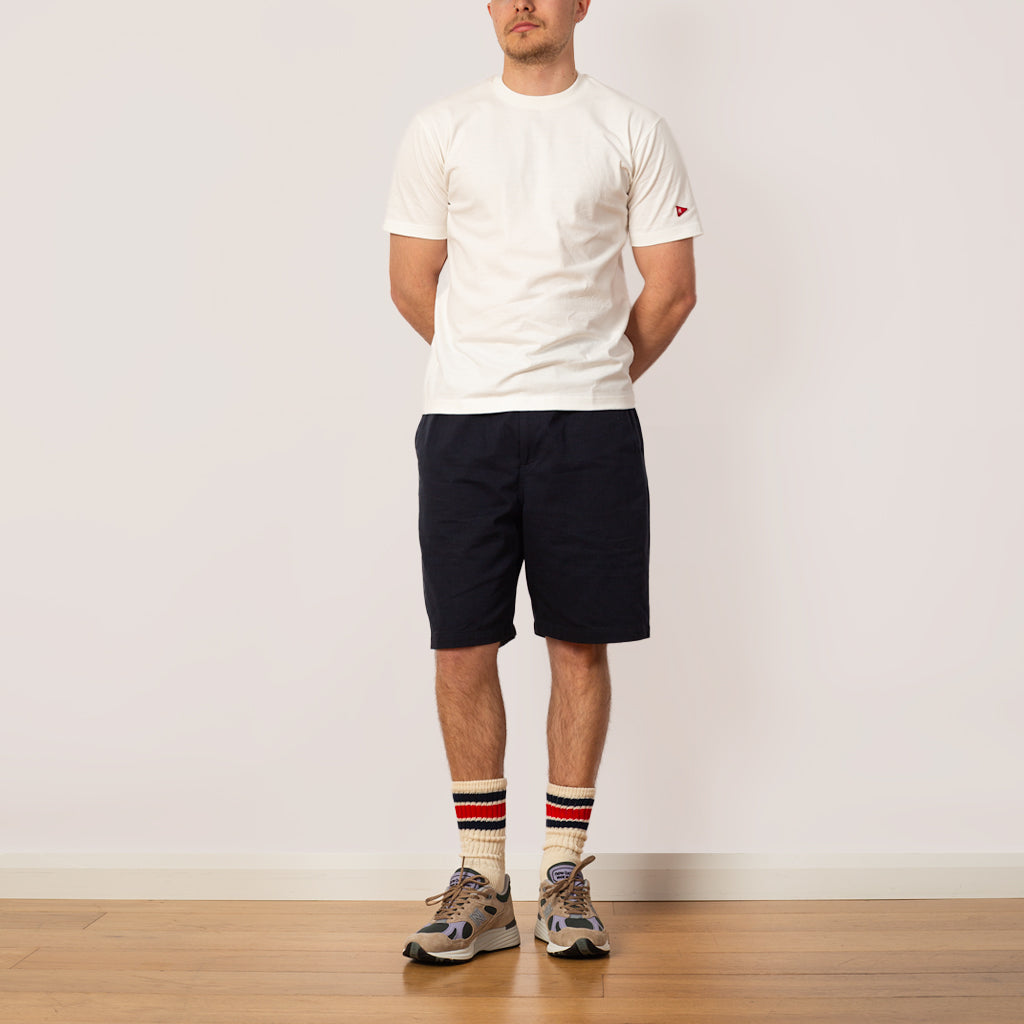 Open-End Dry Jersey Crewneck S/S - Off White