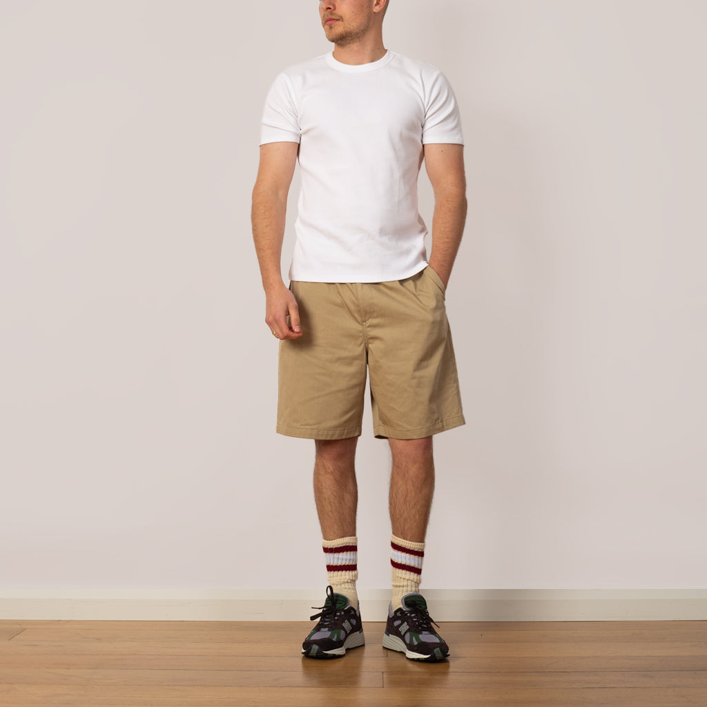 Heavyweight Rib Crew S/S - Off White