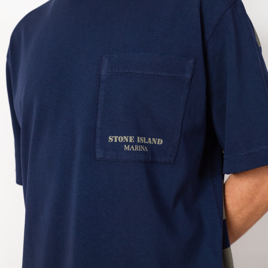 Back Print T-Shirt - Royal (V0127)