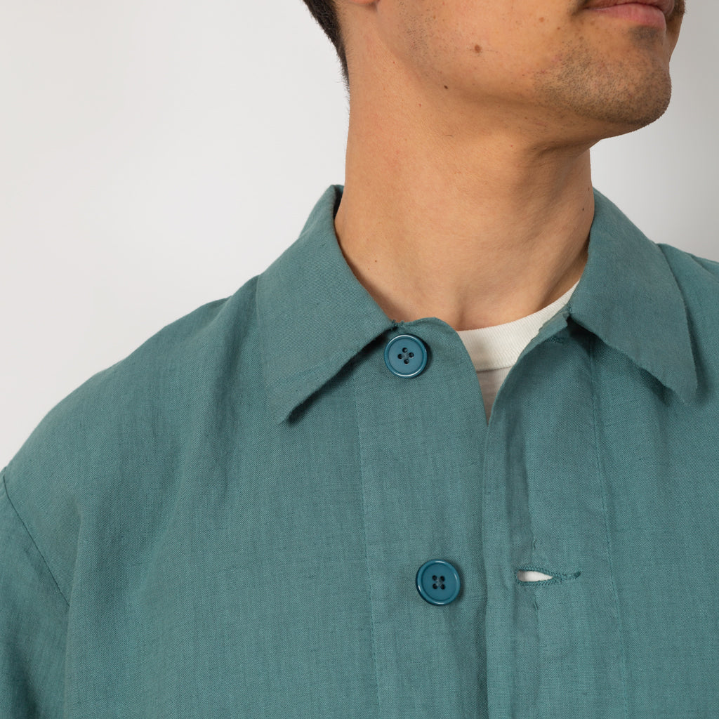 Travail Shirt - Sea Blue Linen