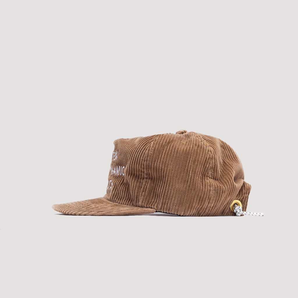 Whale Cord Hat - Brown