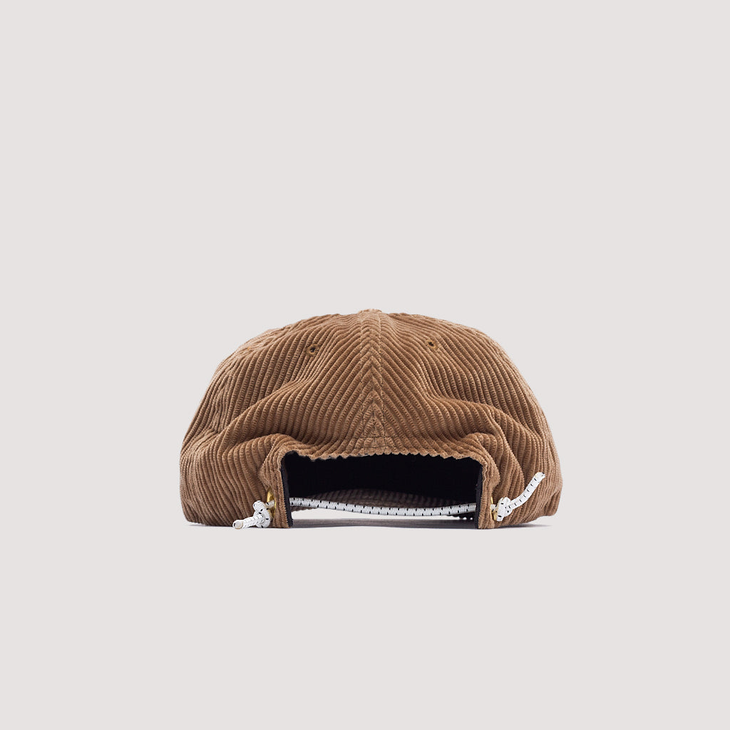 Whale Cord Hat - Brown