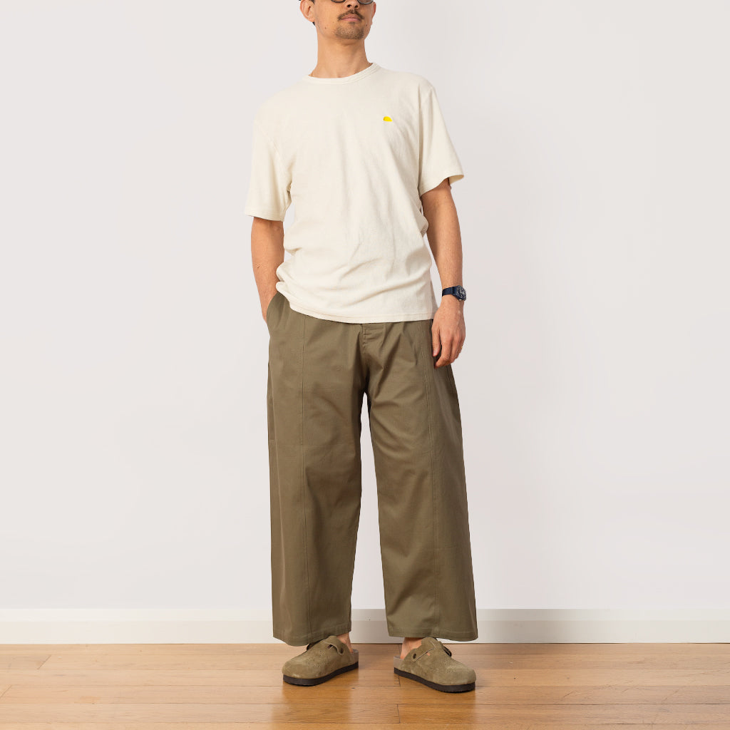 Relaxed Assembly Tee - Stone Terry