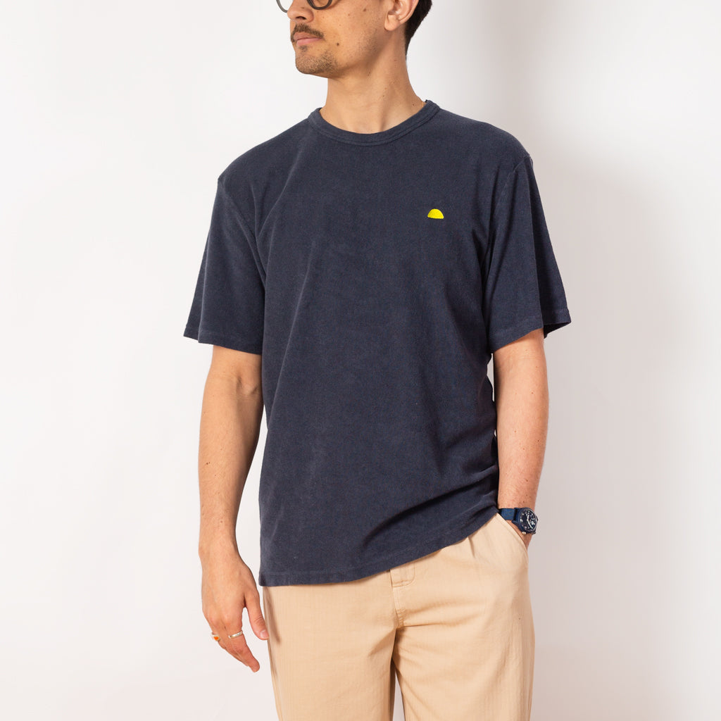 Relaxed Assembly Tee - Soft Navy Terry