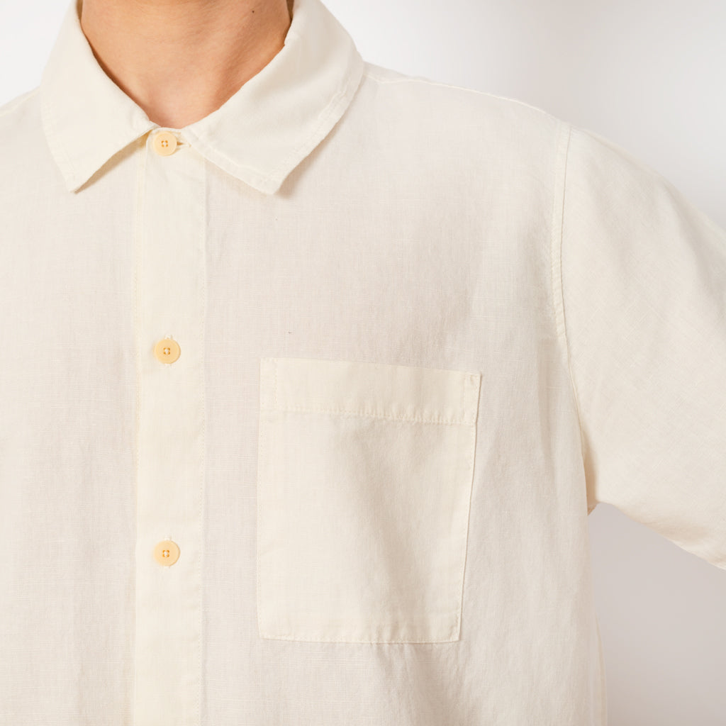 Gabe Shirt - Ecru Linen