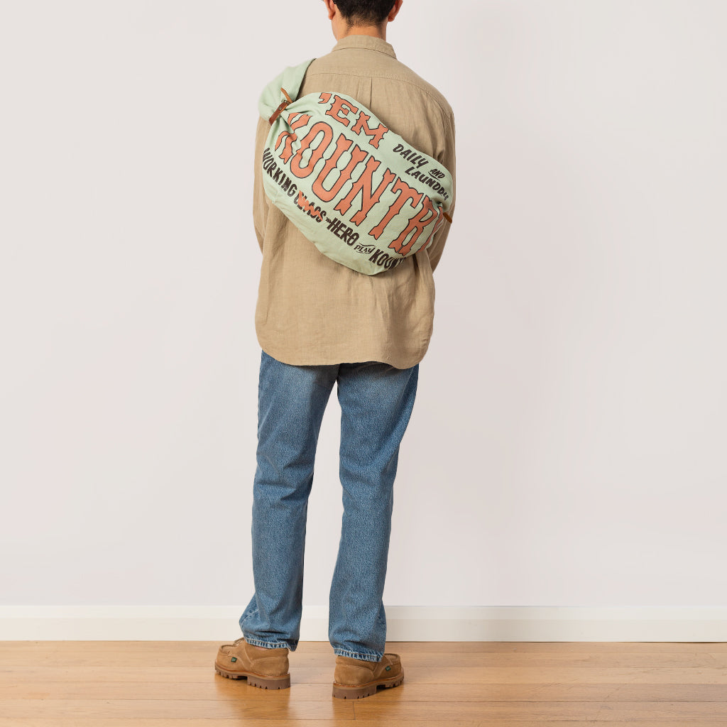 Canvas Snufkin Bag - Light Green