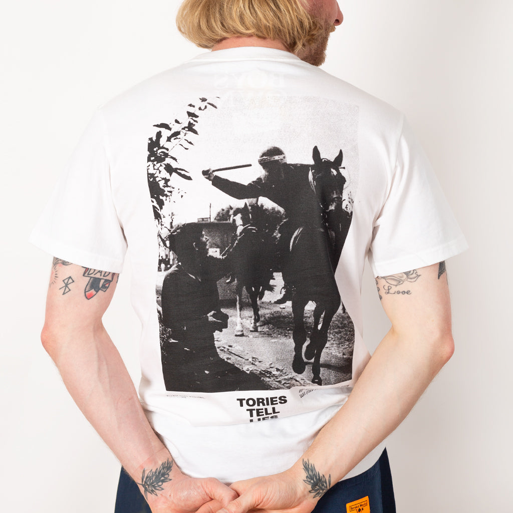 Tories Tell Lies Tee - White