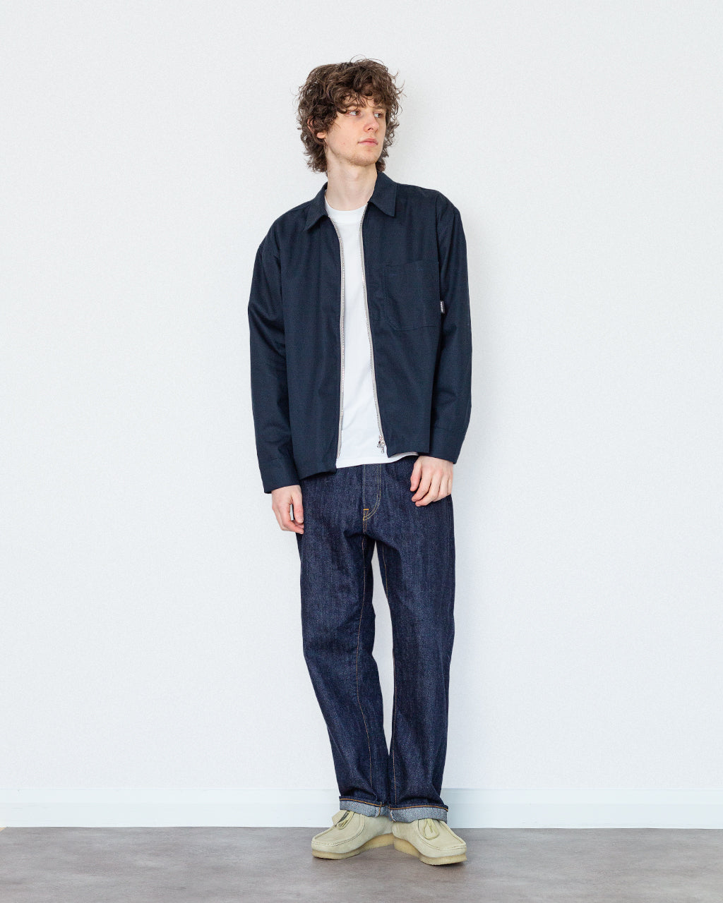 Another World Shirt - Navy | Howlin | Peggs & son.