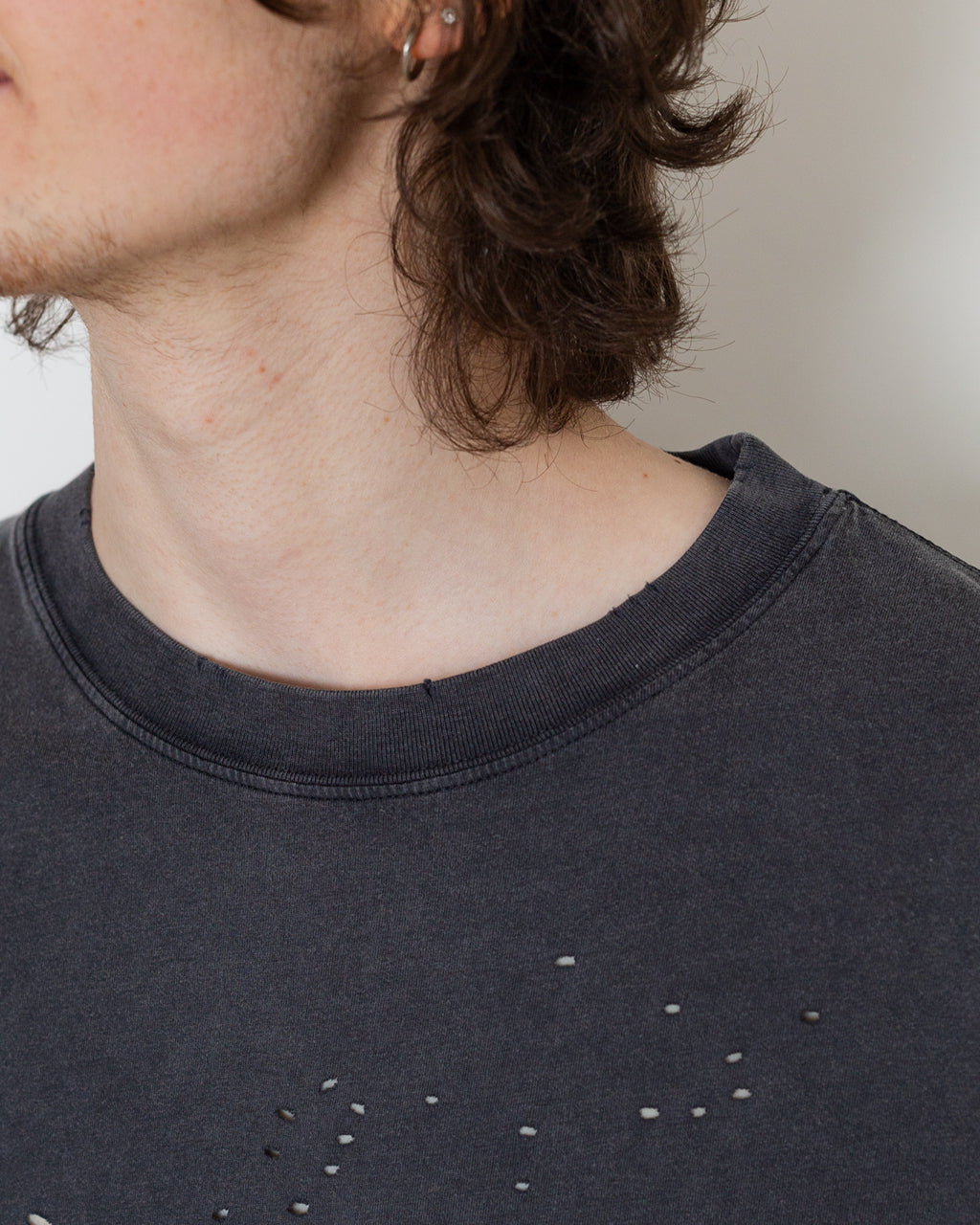 MothTech T-Shirt - Aged Black (00A02)