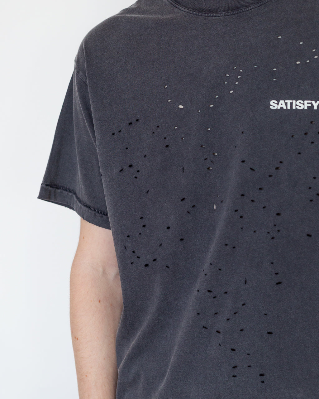 MothTech T-Shirt - Aged Black (00A02)