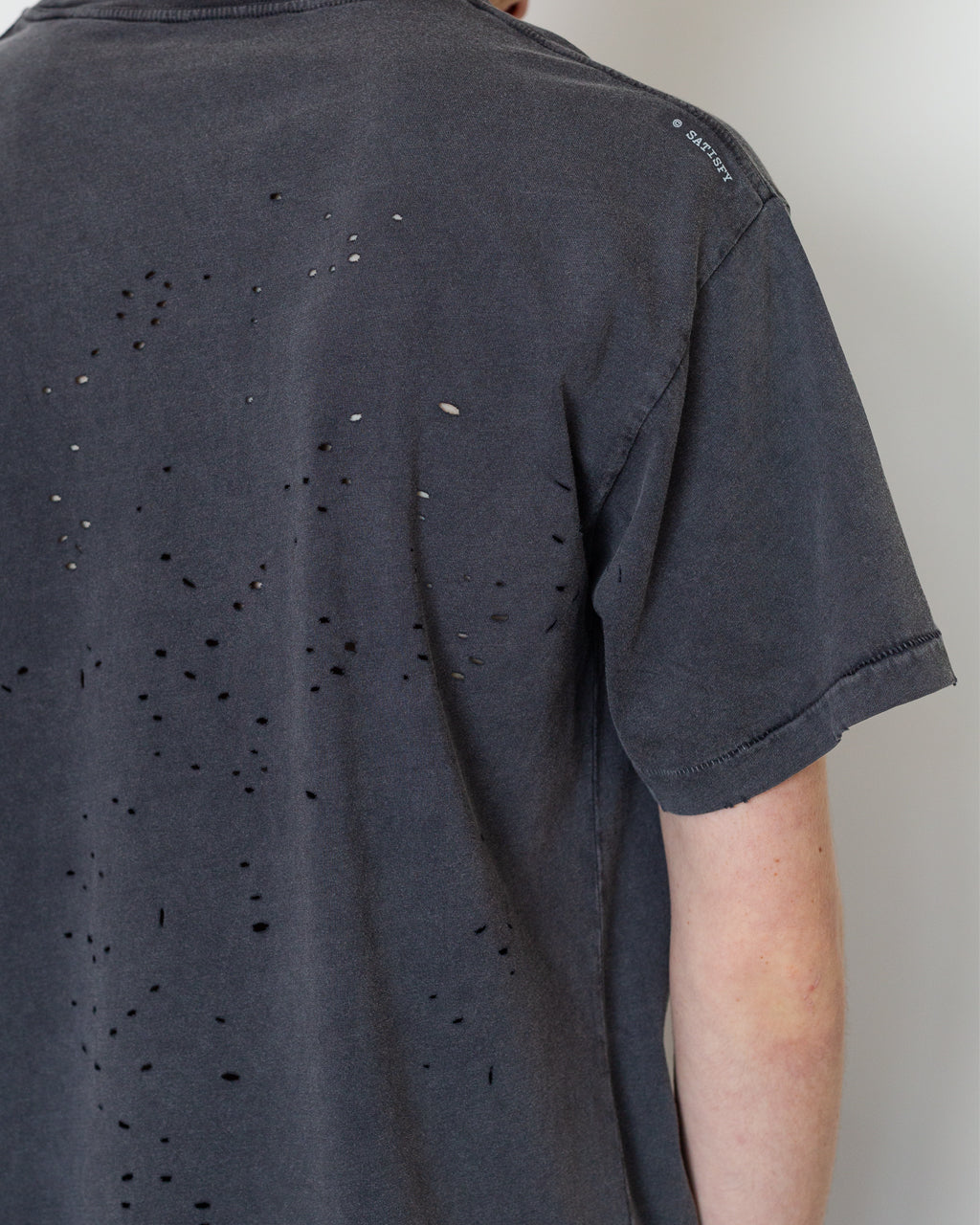 MothTech T-Shirt - Aged Black (00A02)