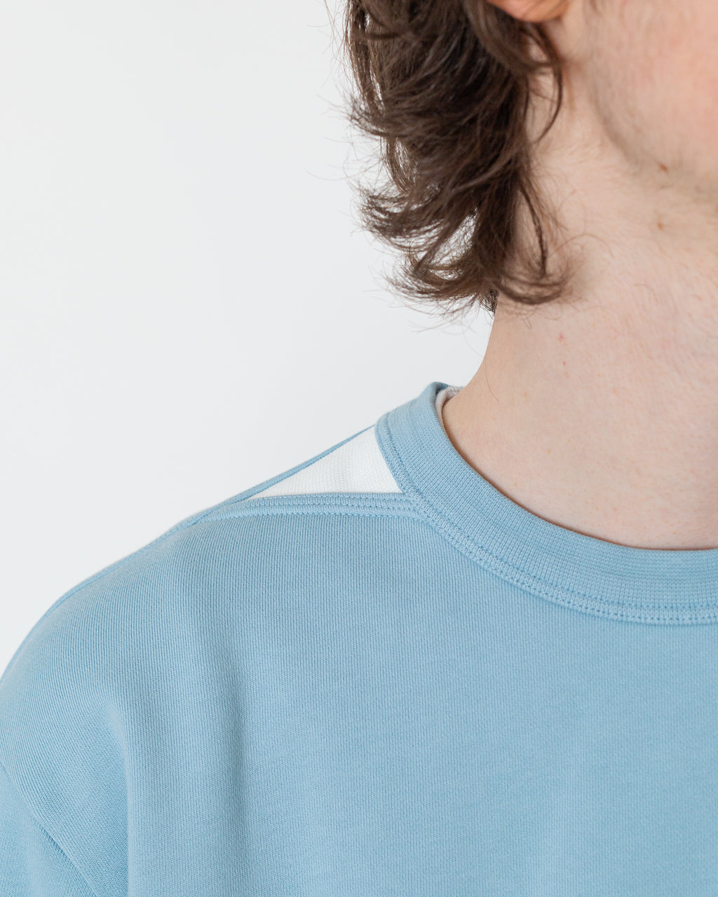 Patch Sweatshirt - V004A Dust Blue