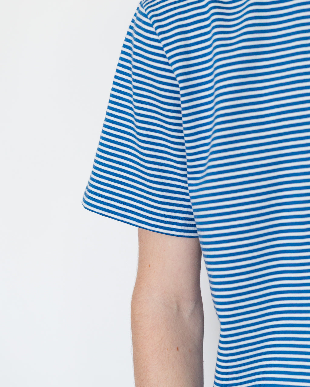 Heritage Stripe T-Shirt - Dark Blue/Blanc