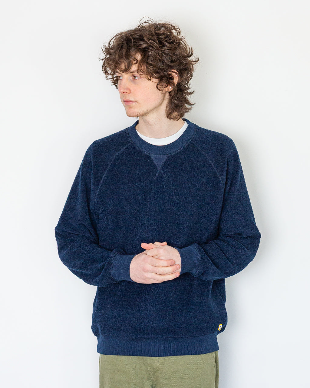 Heritage Raglan Sweatshirt - Marine Deep | Armor Lux | Peggs & son.