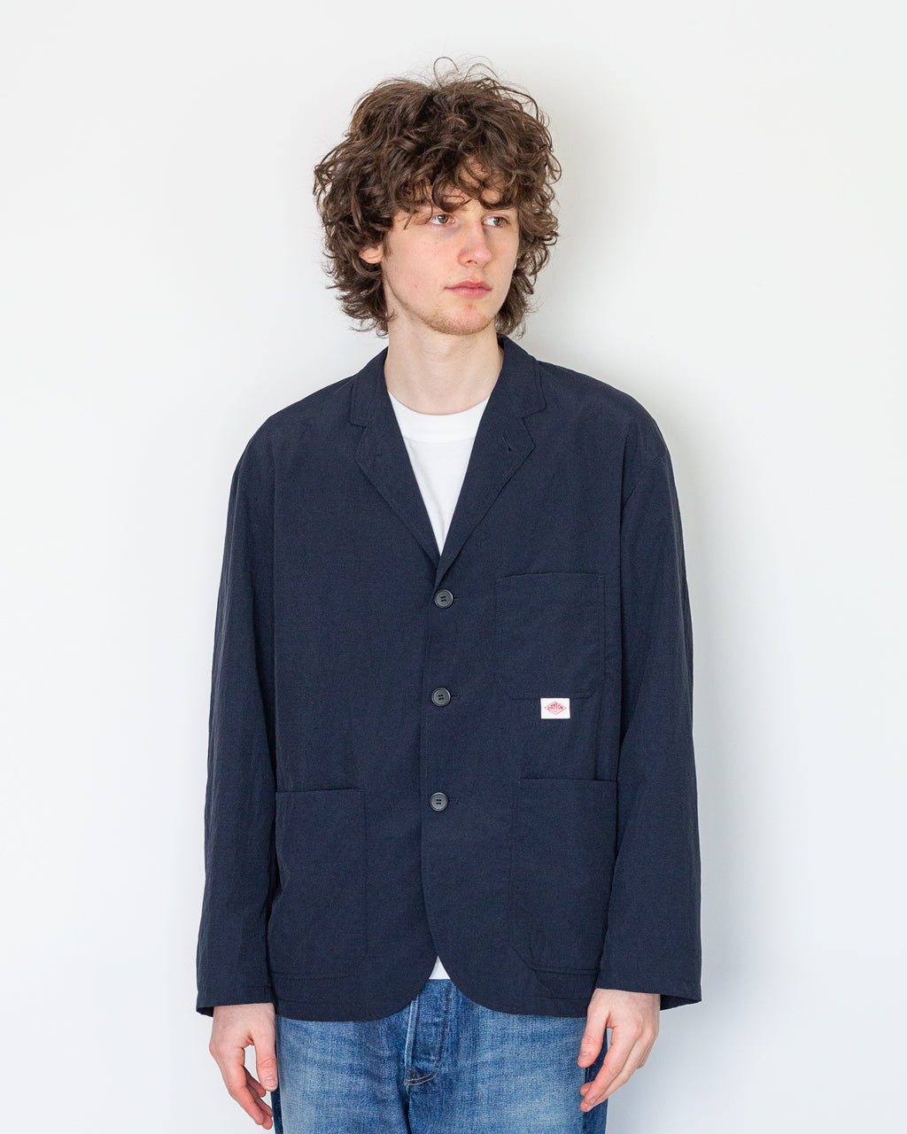 Lapel Jacket - Navy