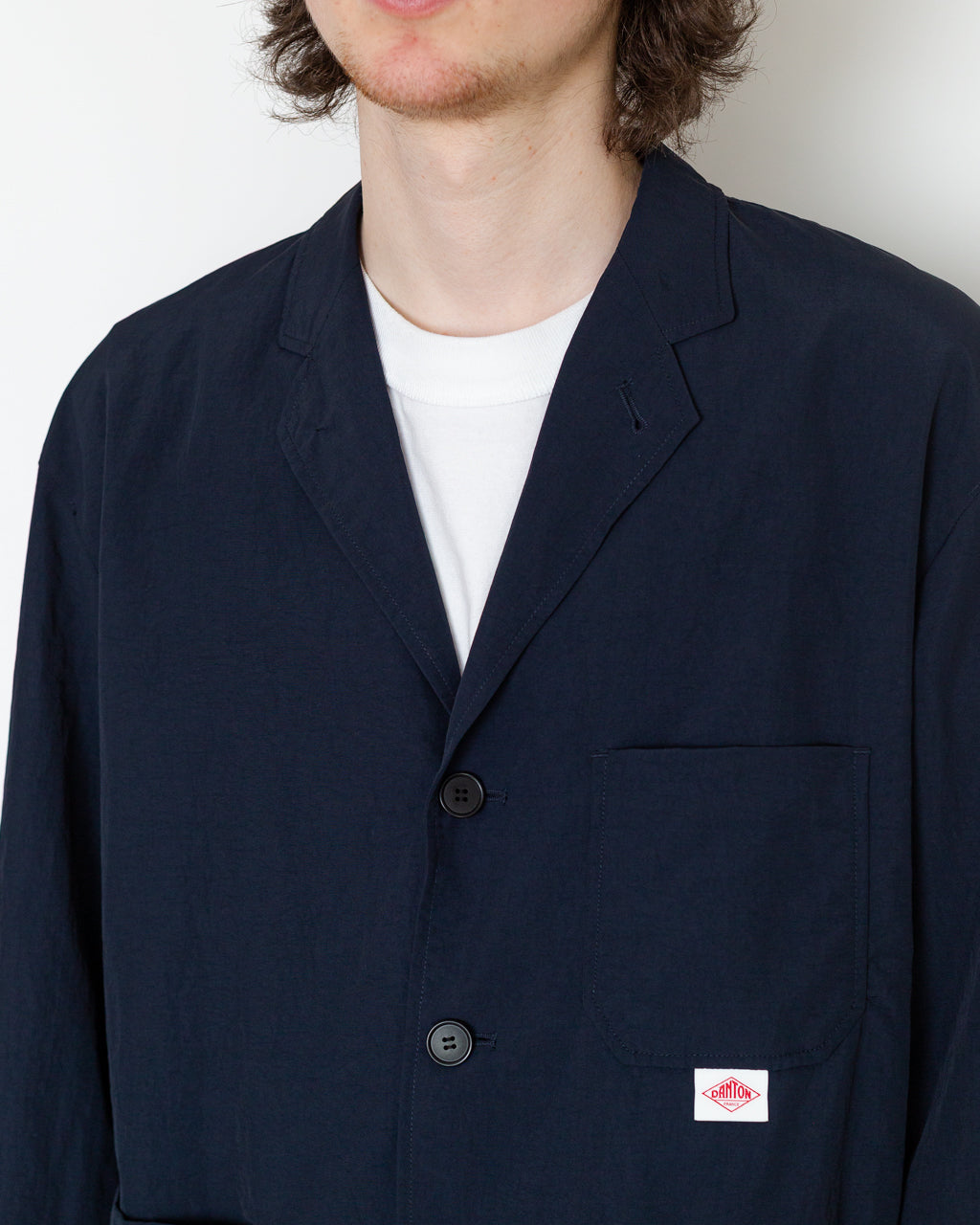 DANTON ネイビージャケット Lapel Jacket - Navy | Danton | Peggs & son.