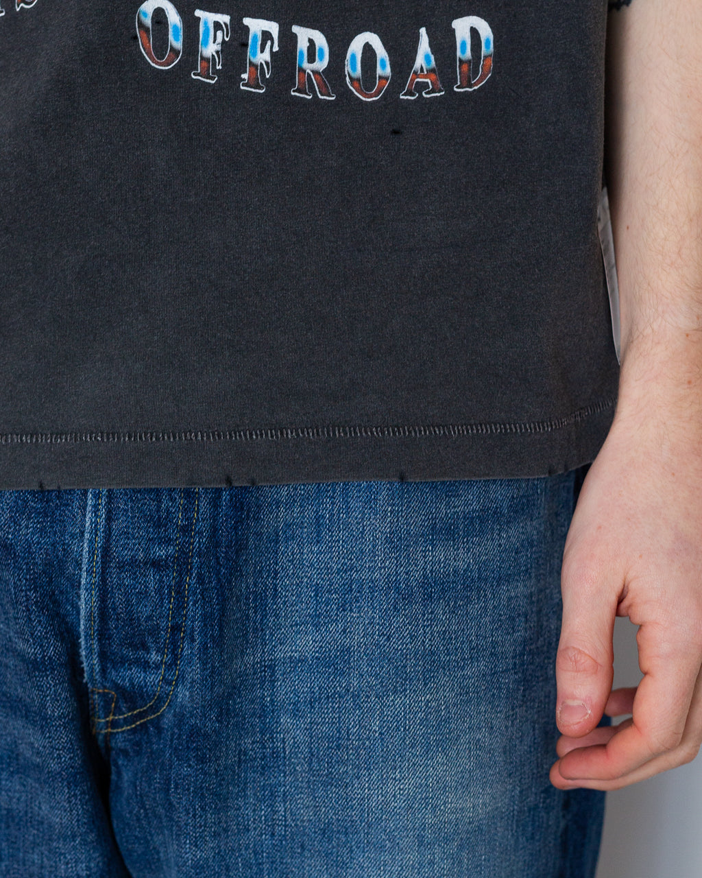 Eagle Moth-Tech T-Shirt - Aged Black