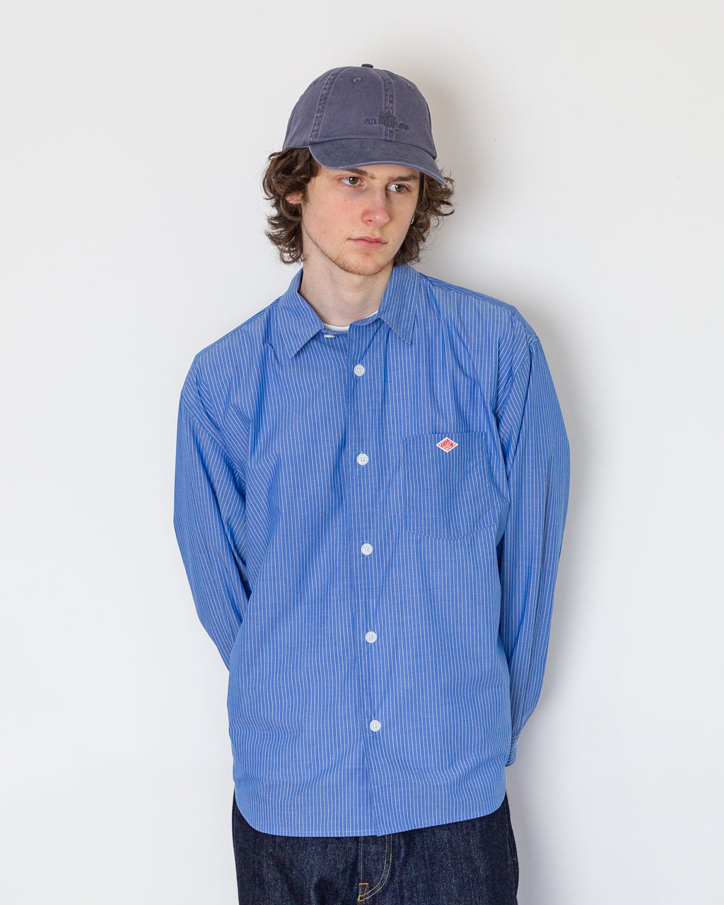 Work Shirt - Blue/White Stripe