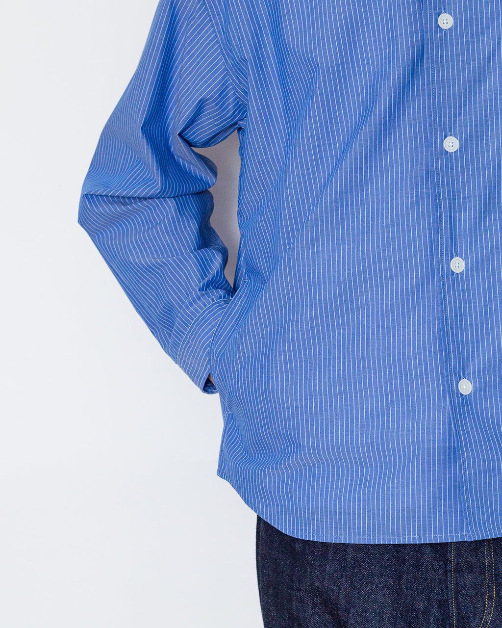 Work Shirt - Blue/White Stripe