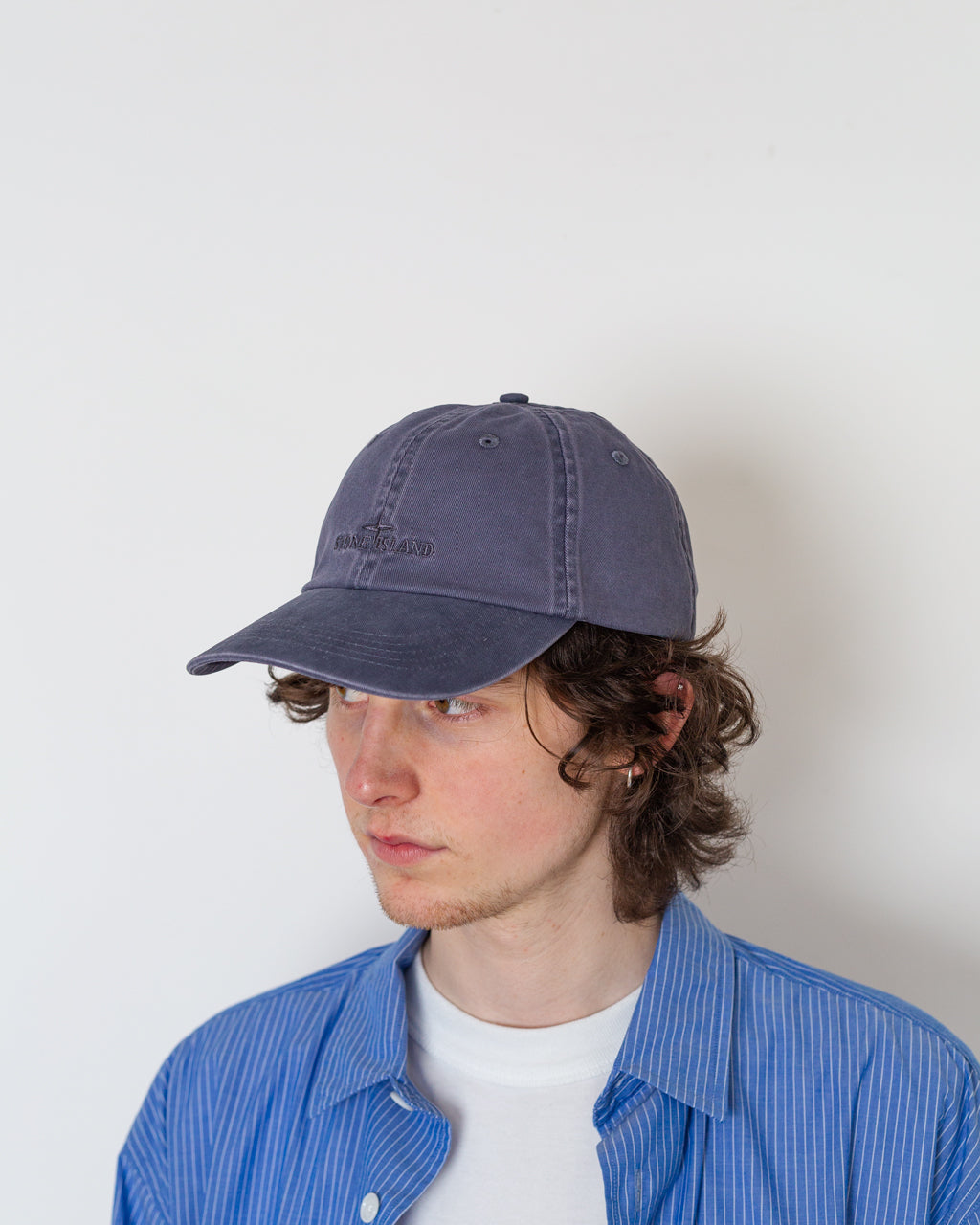 Baseball Cap - V002D Blue Grey