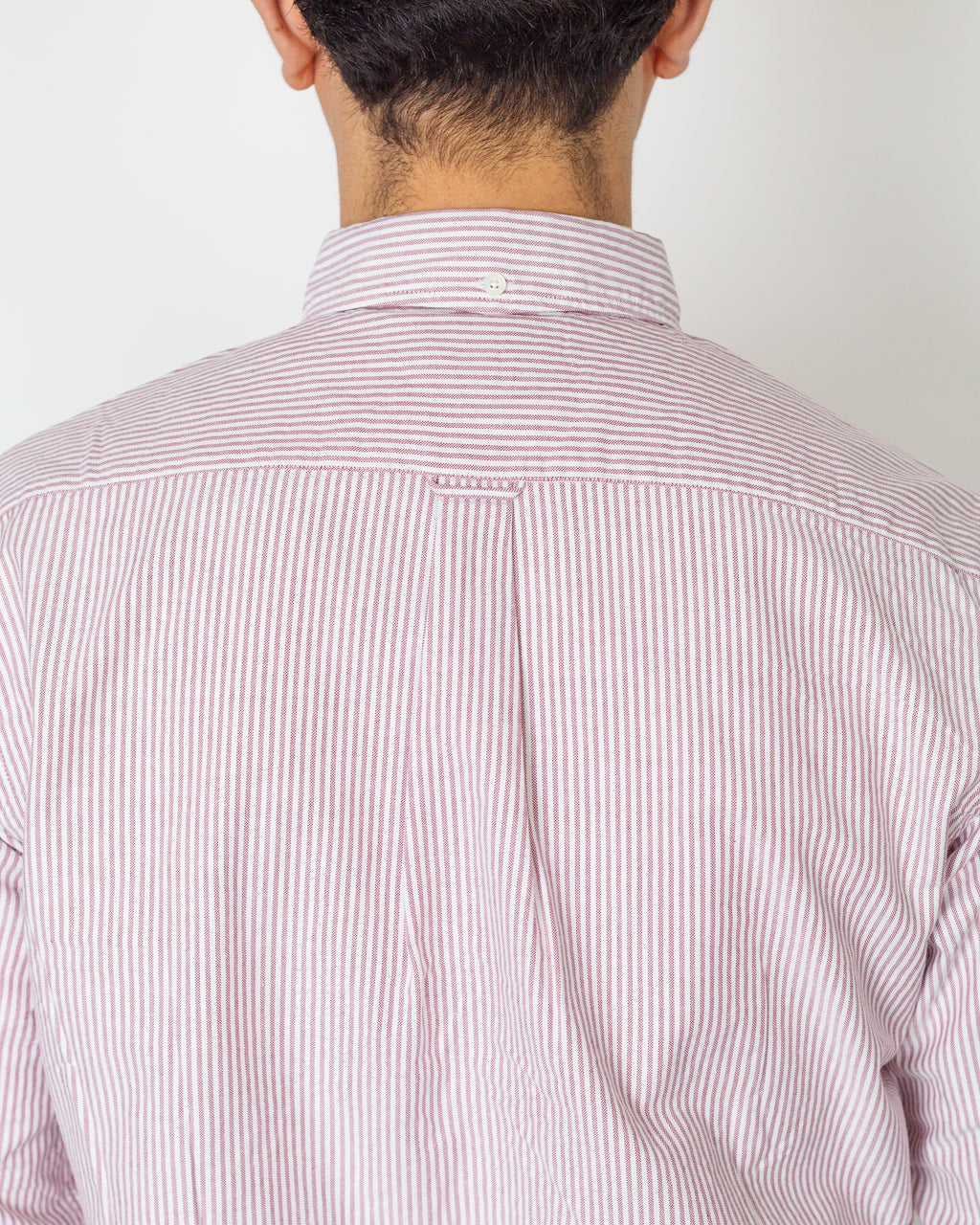 Oxford Candy Stripe Shirt - Wine