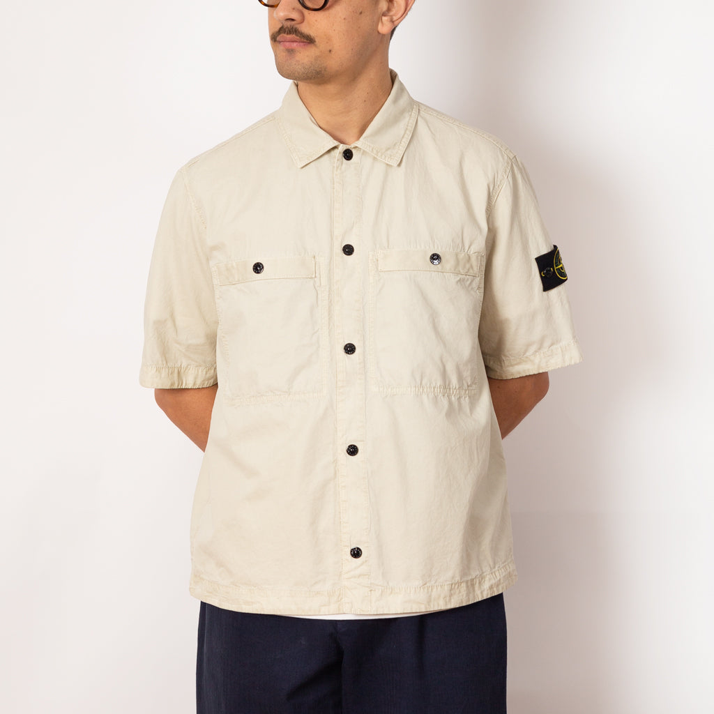 Overshirt S/S - Sand (V0195)