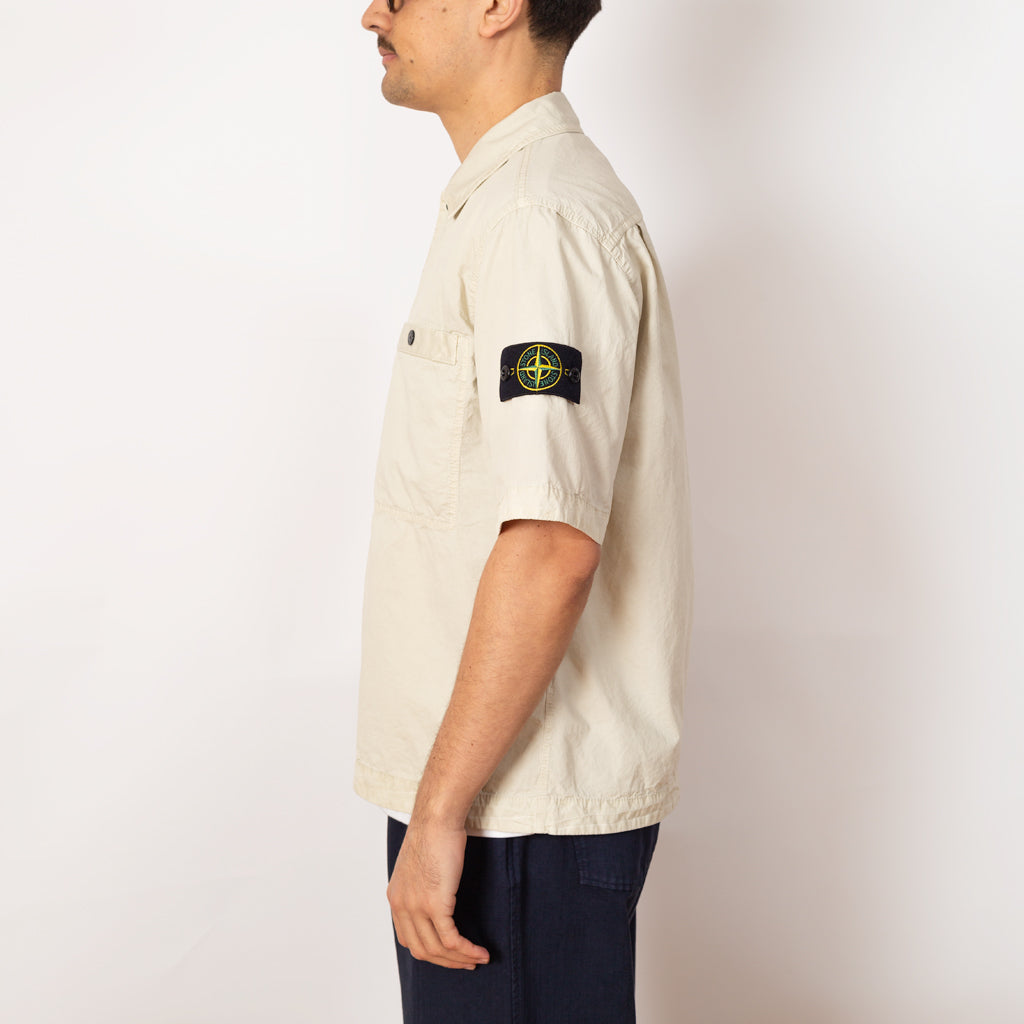 Overshirt S/S - Sand (V0195)