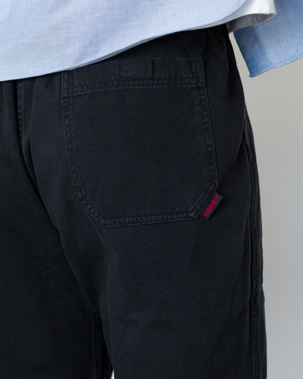 Loose Tapered Ridge Pant - Black