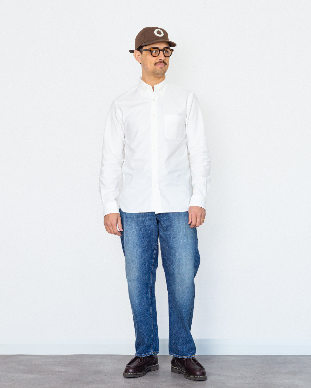 Oxford Shirt - White | Beams Plus | Peggs & son.