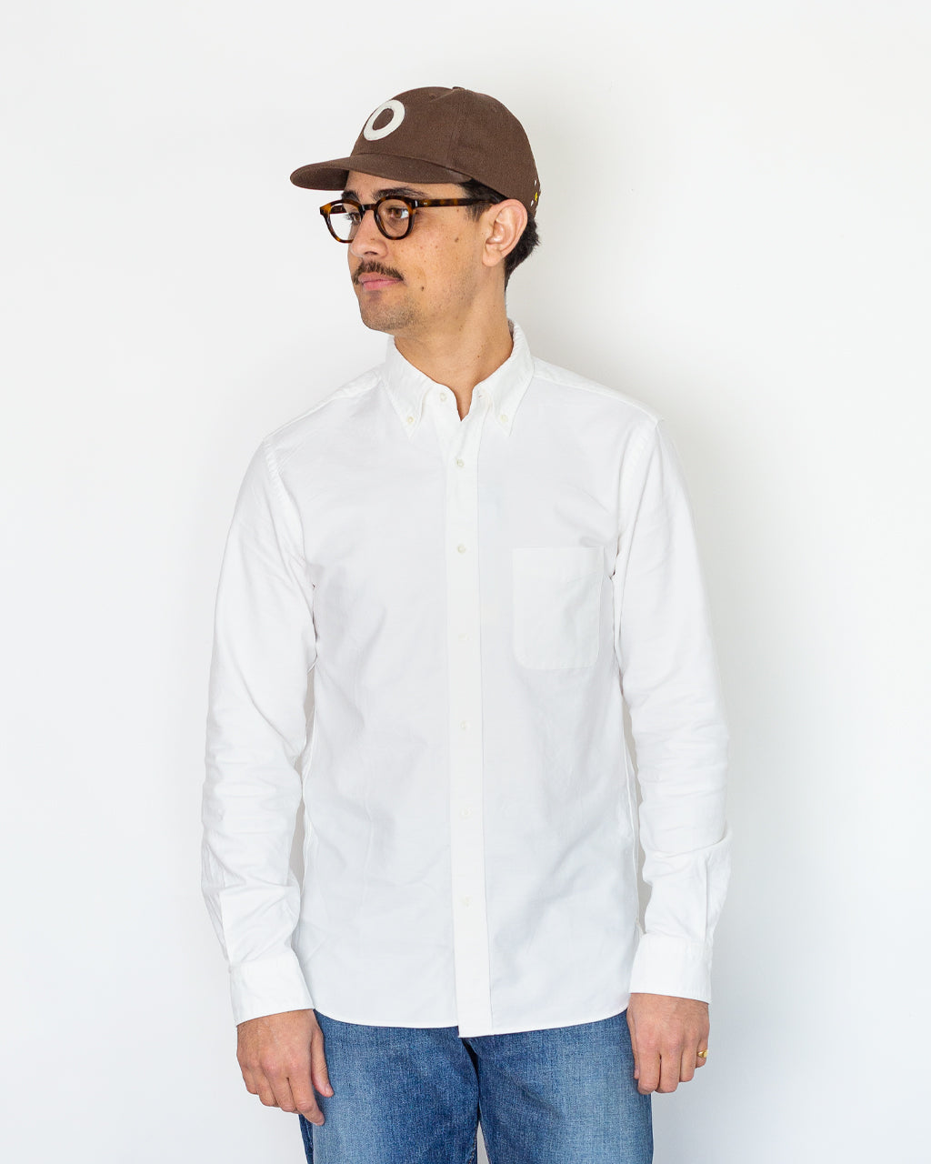 Oxford Shirt - White | Beams Plus | Peggs & son.