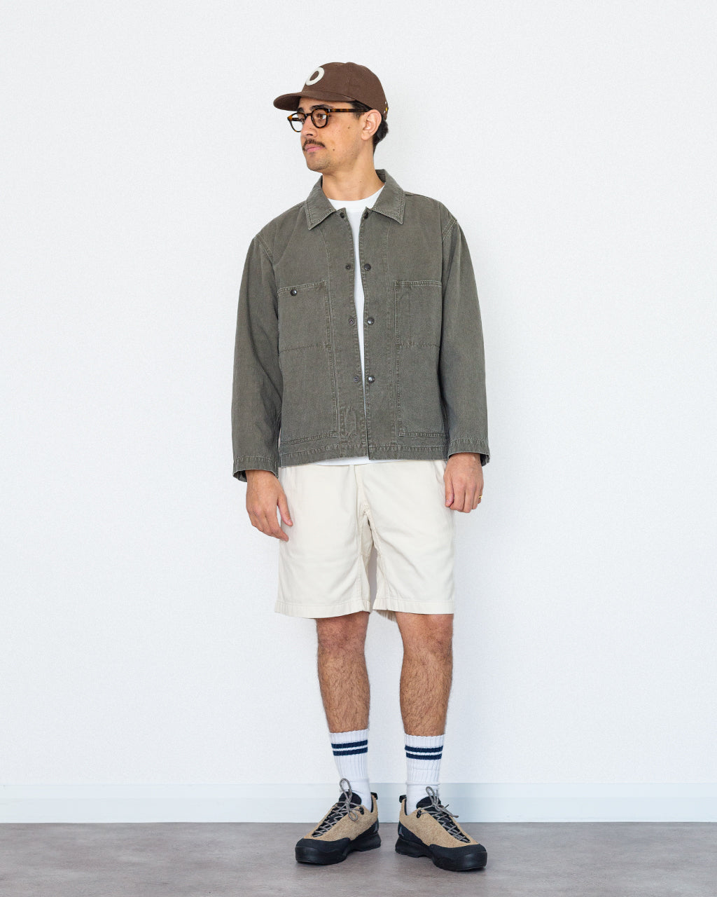 Coverall Jacket - Olive | Ends and Means | Peggs & son. Coverall Jacket - Olive | Ends and Means | Peggs & son.