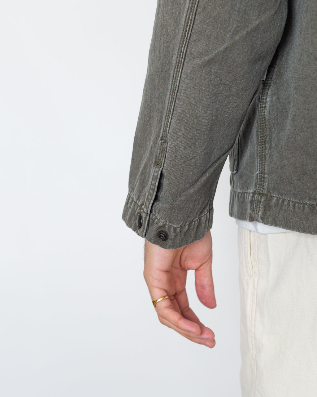 Coverall Jacket - Olive | Ends and Means | Peggs & son.
