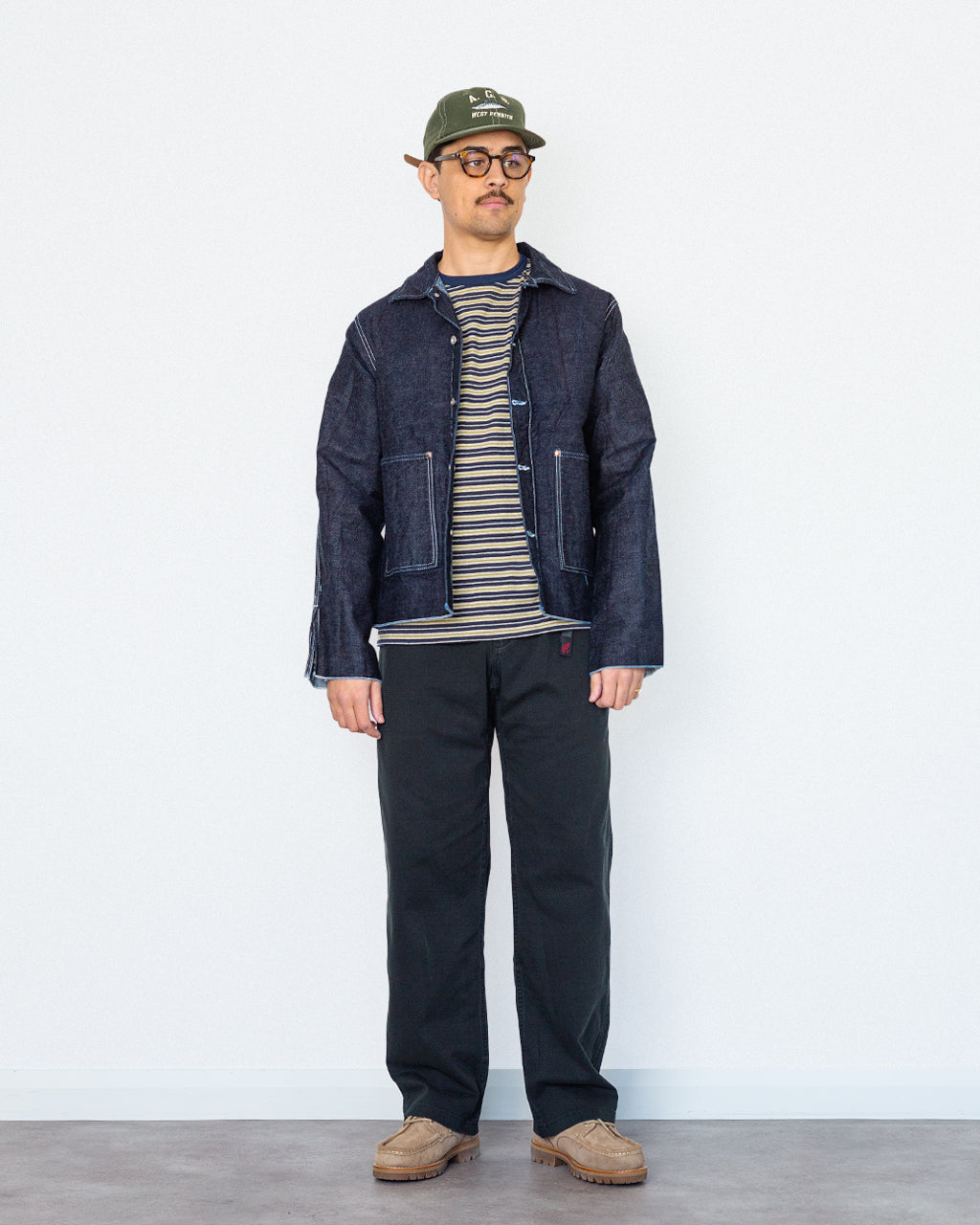 Cross Cut Denim Jacket - Rinsed